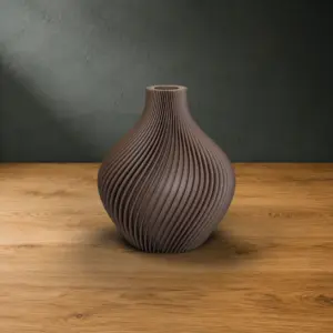 Vaso Vasco in colore Dark Brown