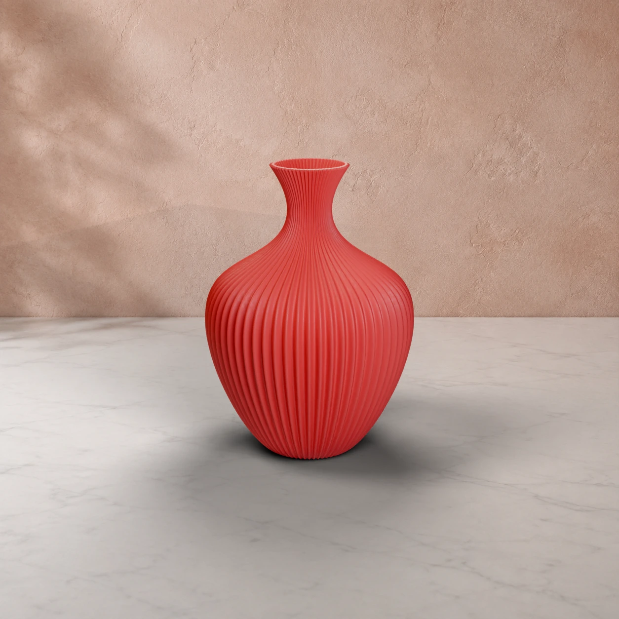 Vaso Venere in colore Scarlet Red