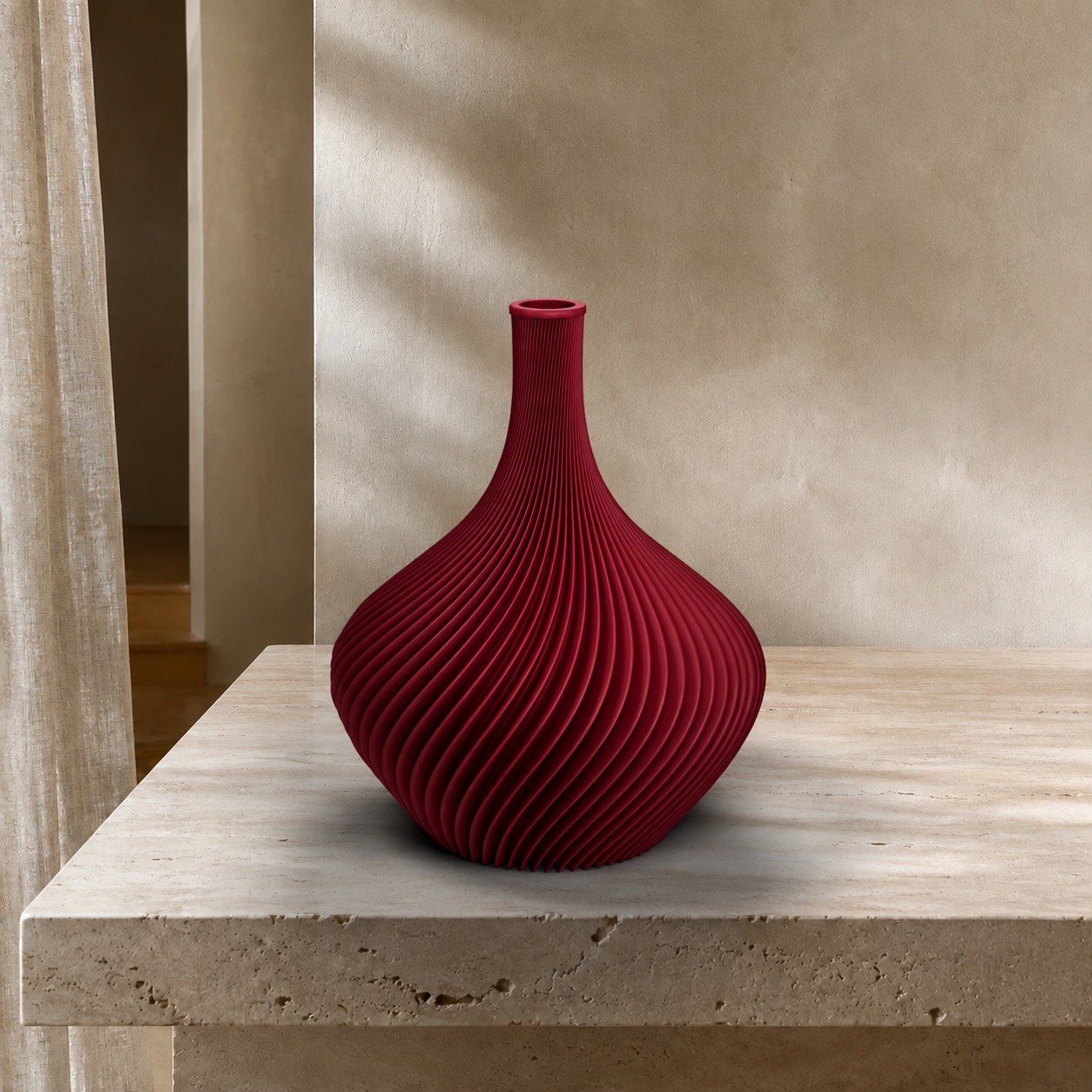 Vaso Amelie in colore Must bordeaux