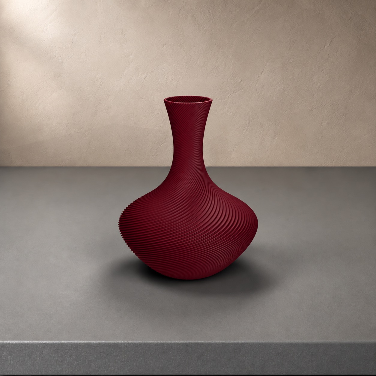 Vaso Gilda in colore Must bordeaux