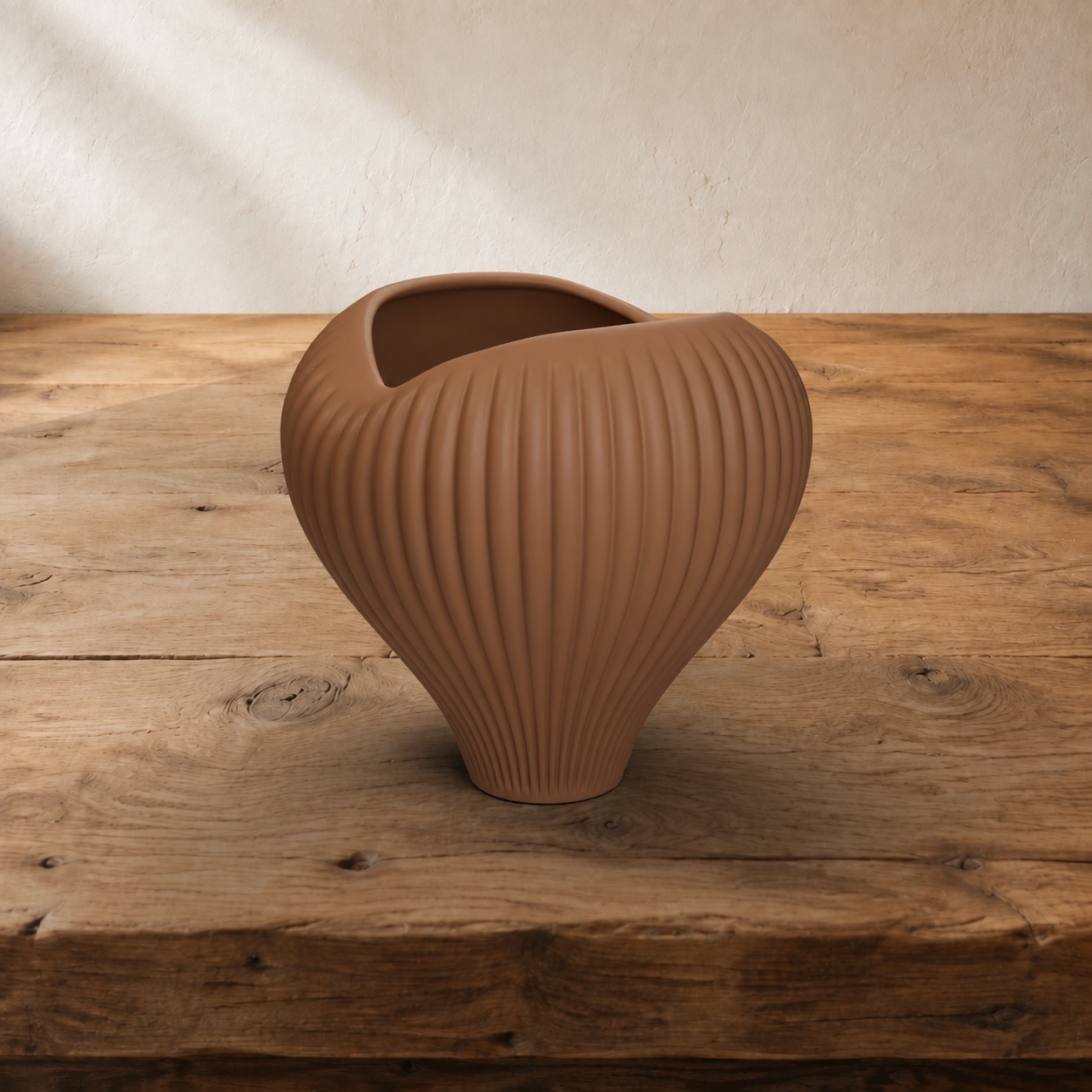 Vaso Love in colore Earth Brown marrone terra