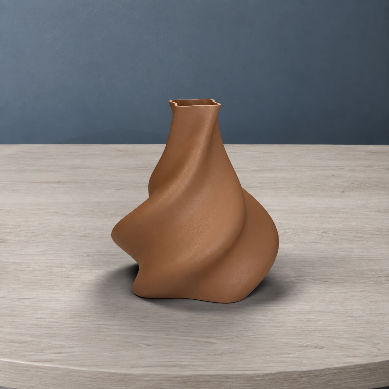Vaso Pitro in colore Earth Brown marrone terra