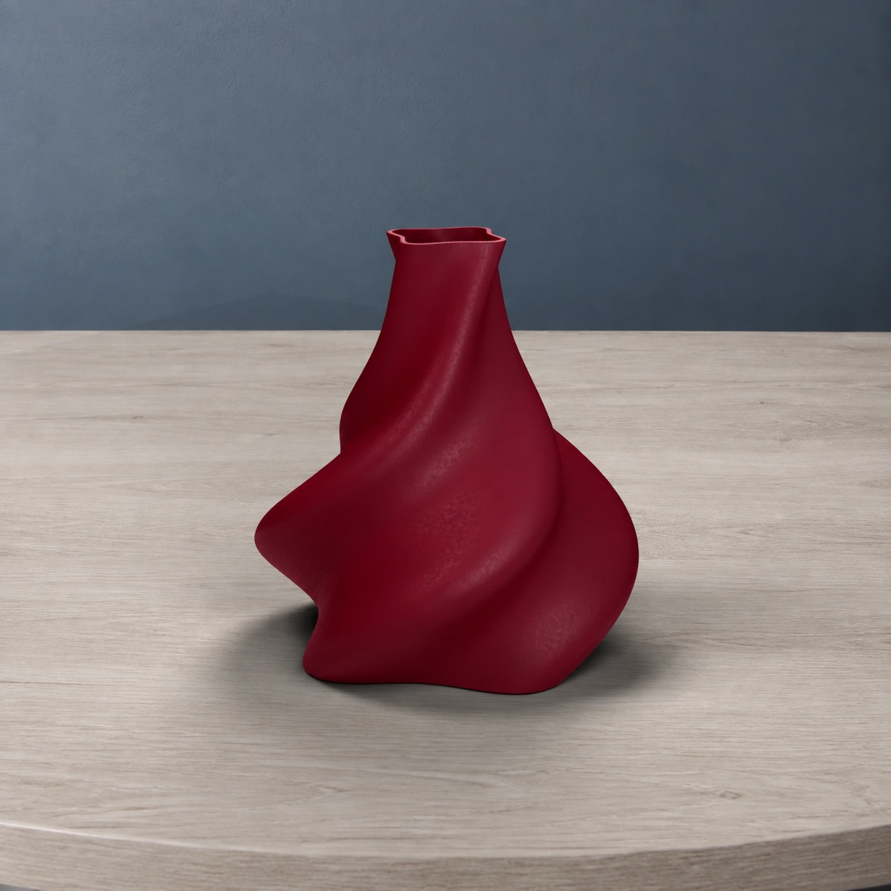 Vaso Pitro in colore Must bordeaux
