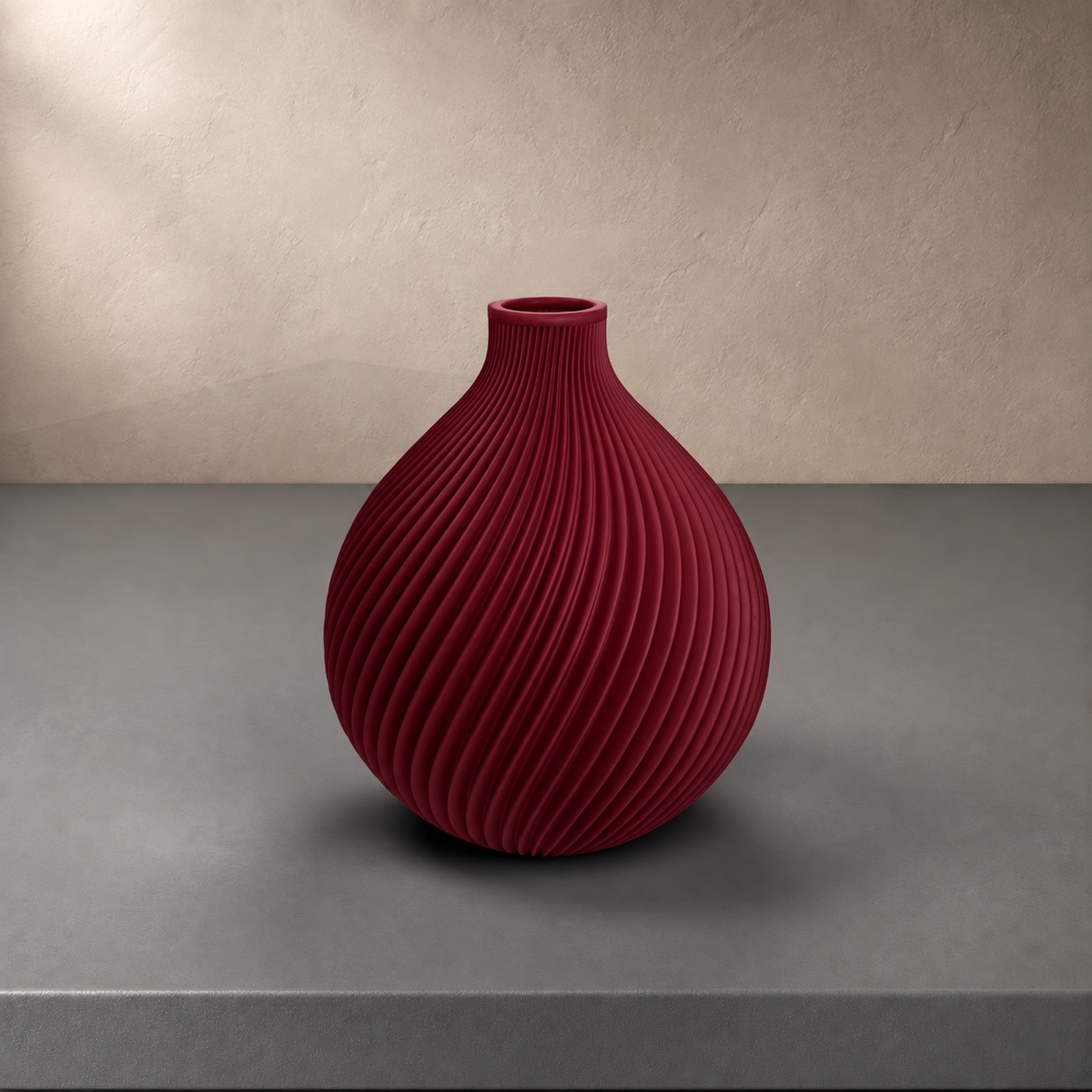 Vaso Vandam in colore Must bordeaux