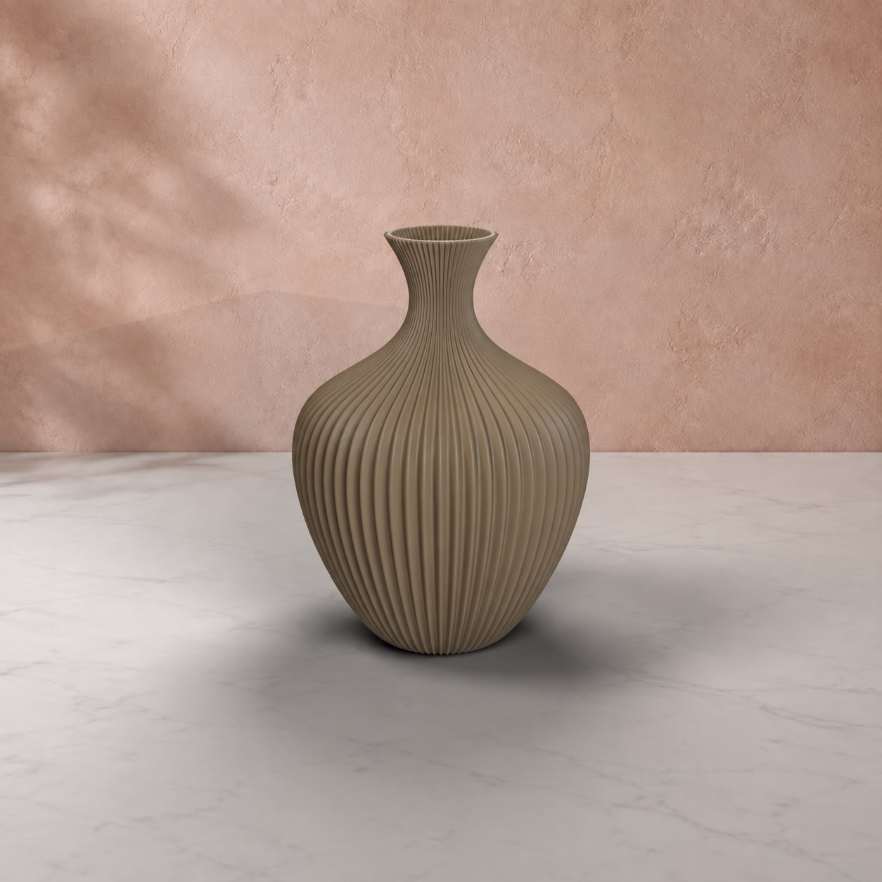 Vaso Venere in colore Malt Clay tortora caldo