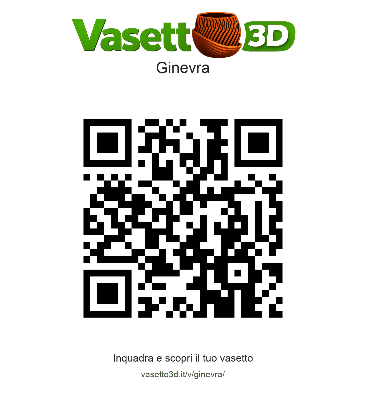 QR Vasetto3D Ginevra