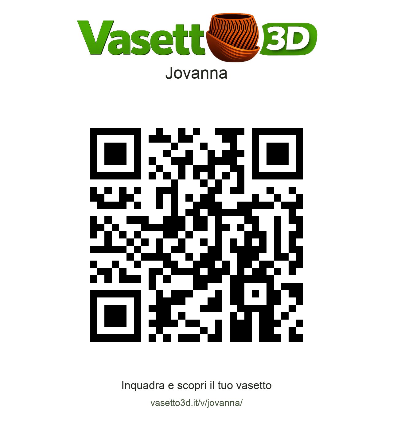 QR Vasetto3D Jovanna