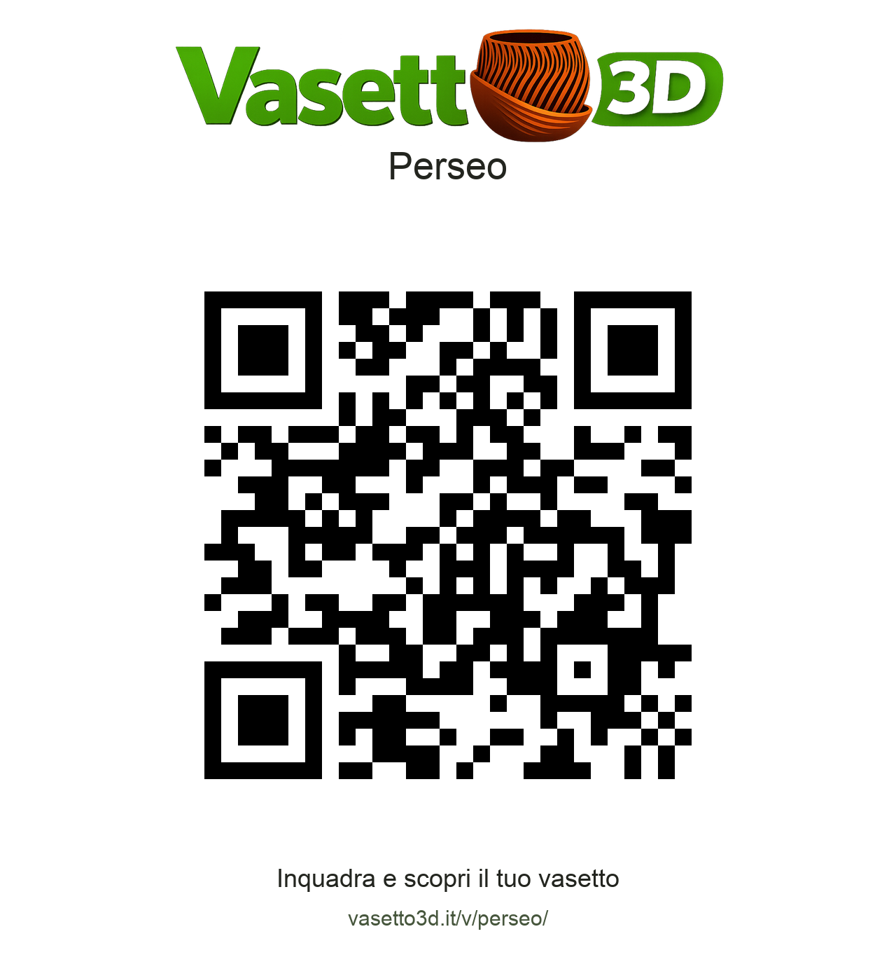 QR Vasetto3D Perseo