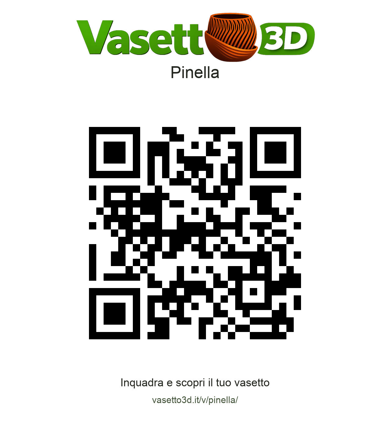 QR Vasetto3D Pinella