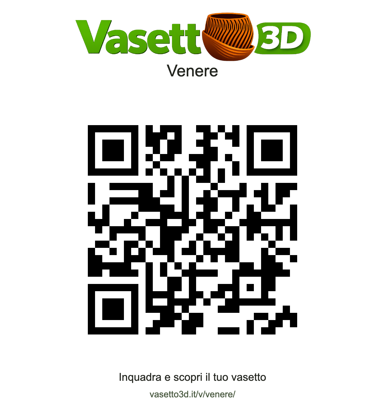 QR Vasetto3D Venere
